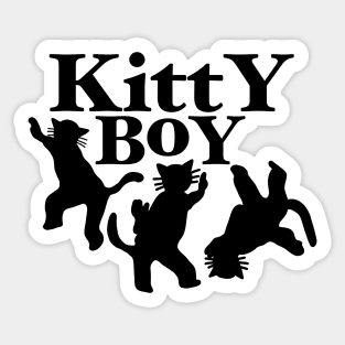 Kitty boy Sticker